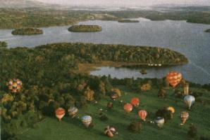 view from a balloon